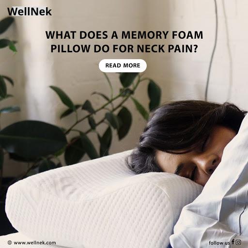 What Does A Memory Foam Pillow Do For A Neck Pain? | Wellnek